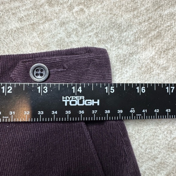 NWT Banana Republic Plum Purple Corduroy mini skirt Sz 4 button accent pockets - Picture 7 of 8